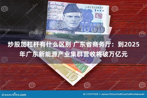 炒股加杠杆有什么区别 广东省商务厅：到2025年广东新能源产业集群营收将破万亿元